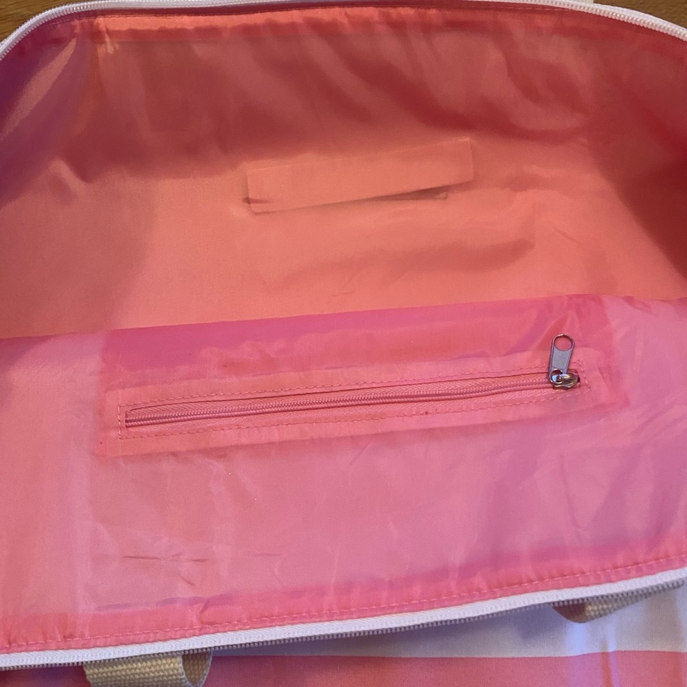 Victoria’s Secret Striped Overnight Travel Bag - Picture 5 of 6
